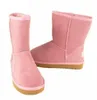 2020 goedkoop in voorraad Half laarzen 12Color Winter Snow Boots Sexy WGG Dames Sneeuwlaarzen Winter Warm Boot Katoenen Gewatteerde schoenen