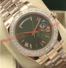 Hot Sales 14 Style Luxury Watch Silver Gold Diamond Bezel Watch 41mm 118348 Roman Dial 2813 Relógios masculinos da moda automática Sapphire Glass Waterspertwatch de pulso