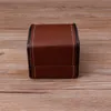 Assista Box Luxury Faux Leather Flip Bracelet Watch Caixa com pacote de travesseiro Bracelet Stand Stand New2700182