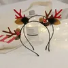 European USA Hot Selling Christmas New Year Antler Shaped Head Bands Performance Hair Tillbehör för kvinnor Tjejer