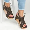 Platform Sandalet Takozlar Kadınlar Için Ayakkabı Topuklu Sandalia Mujer Yaz Ayakkabı Bayan Espadrilles Gladyatör Erkek Sandalet
