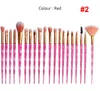 Diamante Escovas 20pcs Set Cosmética Escova Kit de rosto e dos olhos Escova Puff Batch Cristal Brushes Lip Fundação escovas ferramenta de beleza por DHL