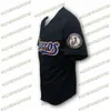 Charros De Jalisco Baseball-Trikot, hergestellt in Mexiko, Ed Ed, 100 % Polyester, weiches Material, Schwarz, Blau, kostenloser Versand