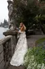 Julie Vino 2020 Suknie ślubne Off The Ramię Koronki Appliqued Sweep Pociąg Plaża Boho Suknie Bridal Backless Vestido de Novia