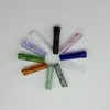 最新の小型カラフルなパイレックスボーンガラスチューブ喫煙パイプのヒントマウンテンピースの革新的なデザイン高品質携帯用ハンドパイプアクセサリーDHL