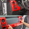 ABS Car Central Control Decoratie Panl Dashboard Bezels Trim Cover voor Ford F150 2009-2014 Interieuraccessoires