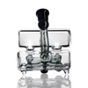 4.3 pouces petit attrape-cendres 14mm verre d'épaisseur 18mm attrape-cendres percolateur eau bong fumer des conduites d'eau pour narguilés bong