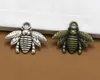 Wholesale mini abeille petite pendentif collier pendentif bracelet pendentif bijoux charmes deux options de couleur chaude faite à la main 7788