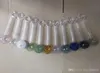Coloured Bubble New Type Ring Glass Direct Burning Pot Wholesale Bongs Oil Burner Pipes Water Pipes Rigs Smoking