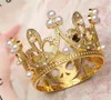 Jadalnia mini korona księżniczka kryształ perłowy tiara
