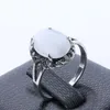 anillos de boda de opal para mujeres.