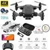 Drone Fotocamera Drone TOP66 4k HD Fotocamera Grandangolare 2MP Pixel Wifi Fpv Drone Doppia Fotocamera Altezza Mantenendo Droni con Telecamere Rc Quadcopter