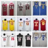 2019 New Russell 0 Westbrook Jersey NCAA James 13 Harden Basketball Jerseysトップ品質エドカウィ15レナード