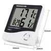 Horloges numériques de bureau pièce intérieure LCD compteur électronique de température et d'humidité thermomètre numérique hygromètre Station météo réveil chaud