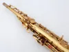 95 % Kopie Japan KUNO KSS-902 Sopransaxophon Goldlack B-Saxophon Professionelles Musikinstrument mit Etui-Mundstück