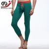 Sexy Long Johns Wangjiang Uomini Spandex Leggings Pouch Collant Biancheria intima termica Moda uomo Leggings con apertura sul cavallo Biancheria intima lunga Y20214W