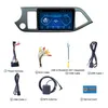 Android 10 Car Video DVD Player Touch Full 9 polegadas para Kia Picanto 2011-2015 Multimídia Estéreo Rádio GPS de navegação