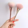 6 color single powder brush rose gold foundation brush soft face beauty tool goblet shaped makeup brushes for foundation cosmetics tool