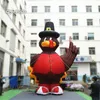 Outdoor Giant Advertising Inflatable Turkey 3m/6m Cartoon Animal Mascot Chicken Model Blow Up Turkey For Thanksgiving Day Decoration