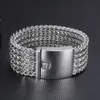 Trustylan 30mm Wide 22cm Men039S Bracelet Never Fade Gold Lolor Shicay Staflic Steel Bracelet Men Barkles Jewelry Armba1818746074