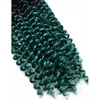 14 polegadas 100g Pervado Cabelo Cinza Ombre Onda de Água Sintética Crochet Tranças Extensões de Cabelo Uma Peça Trança Boêmia Bulk4088639