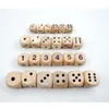 Hot koop 16mm hout dobbelstenen multi gekleurde ronde hoek beboste dobbelstenen spelen familie spellen feest speelgoed decoratieve dobbelstenen geschenk 6 zijdelige dobbelstenen