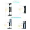 TFY Self adhesive Wall Mount for Tablets and Smartphones Fits on Kitchen Bathroom Bedroom Reading Room and more Black7340532