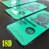 18D Airbag Soft Edge Full Cover Tempered Glass Screen Protector för iPhone 12 Mini Pro Max Iphone 11 XR XS Max 6 7 8 Plus med Retail Package