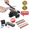 Wholesale-Best Promation Ruixin Pro IIを更新しましたChefs Professional Best Kitchen Sharping Nife Sharpener System Fix-Angle 4 whetstones