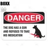 Beware of Dog Sign Warning Metal Sign Guard Dog Sign Wall Decor Yard No Trespassing Metal Dog5205412