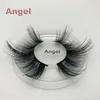 Cílios dramáticos longos cílios 3d Mink Eyelash 5d 25mm de visita grossa cílios de visita à mão Maquiagem de olhos falsos maquiagem maquiagem 8d série 16 6491758