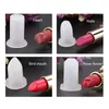 9-piece DIY 12.1mm simple lipstick filling tube silicone mold aluminum ring four-hole bracket homemade lipstick tool simple set