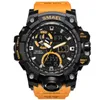 Marke SMAEL Sport Uhren für Männer Wasserdichte SHOCK LED Digital Uhr männer Armbanduhr Uhr Mann 1545C Große Herren Uhren militär montre homme