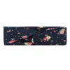 Girls Floral Hair Bands Femmes Little Flower Cross Notted Hair Band ToDwear Headwear Lady Imprimé Bands 068192681