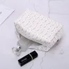 10pcs Toiletry Kits Fresh Dots Stripes Printing Multifunctional PU Sport Cosmetic Bags