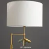 Enkel modern golvlampa Luxury Standing Light Lamp med Justera Spotlight Home Deco Soffa bredvid Reading Study Room Ny ankomst