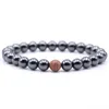 8mm Natural Natural Bead Colorido Ágata Stone Castanhas Pulseiras Para Homens e Mulheres Presente