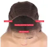 Glueless Lace Front Synthetische Perücken vorgepftet Yaki Simulation Menschenhaarperücken Für Schwarze Frauen Indische Spitze Frontal Kinky Gerade Perücke