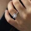 새로운 14 K 로즈 골드 도금 패션 사랑 약혼 반지 디자이너 웨딩 신부 액세서리 반지 보석 세트 여자 257J