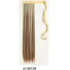 Clip dritto nella coda dei capelli Capelli falsi 24 "100g Ponytail parrucchino con forcine per capelli sintetiche coda di coda per capelli