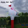 مخصص مخصص في أكسفورد ساحة القماش زخرفة قابلة للنفخ حمراء فواتير فواتير نموذج حيوان قابلة للنفخ تفجير طيور النورس مع منفاخ هواء حرة