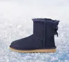 HOT WGG classic Australia botas de invierno para mujer castaño negro azul rosa café diseñador botas de piel de nieve para mujer botines hasta la rodilla