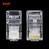 Buena calidad Cat6 Cat5e RJ45 Conector de red 8P8C Modular Ethernet Cable Head Plug Chapado en oro Crimp Network RJ45 Connector Crystal Plug