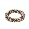 Women Girl Telephone Wire Cord Gum Coil Hair Ties Girls Elastic Hair Bands Ring Rope Leopard Print Bracelet Stretchy7388313