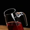 Decanter per vino da bar in vetro di cristallo senza piombo con brocca graduata per acqua soffiata a mano in scala per bevande refrigerate 100 ml 150 ml 300 ml 500 ml 1400 ml