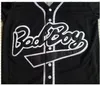 Swetry filmowe Męskie Bad Boys # 10 Black Baseball Jersey Bluza Biały Bezpośredni Wyślij Hiphop Baseball Jersey 100% Cała szyta