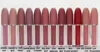 Makeup Lip Gloss Flytande läppstift Naturlig fuktkräm 12 olika färger med engelska Coloris make up lipgloss
