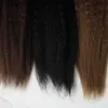 Cinta recta rizada en la extensión del cabello humano Real Osaki Remy Hair 16-24 pulgadas adhensiva extensión de cabello 40pcs