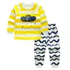 キッズ2pcs幼児の男の子のためのパジャマをセットした下着小さな女の子の睡眠服子供ナイトウェアキッドパジャマチャイルドアンダーウェア幼児S1503896