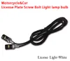 10pcs motosiklet gündüz koşu LED plaka ışıkları SMD 5630 araba otomatik ön kuyruk numarası lambalar ampul stil vidası cıvata beyaz232s